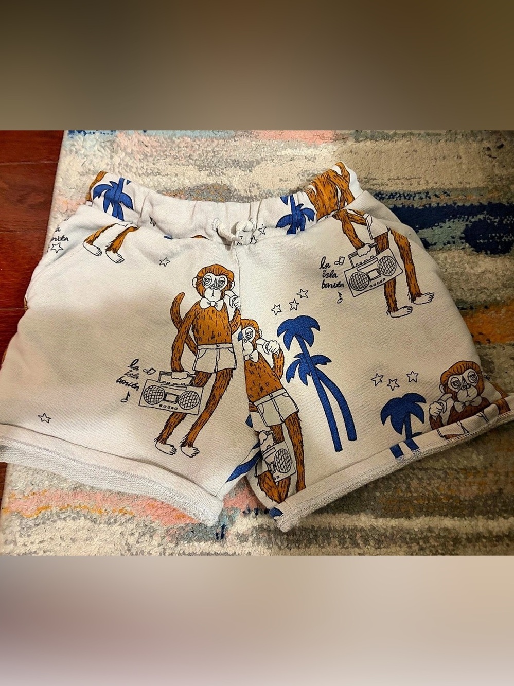 mini rodini Cool Monkey La Isla Bonita Sweatshorts